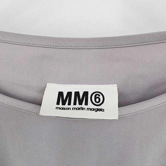 MM6 Maison Martin Margiela Gray Sleeveless Athleisure Dress with Pockets Small - Picture 3 of 7